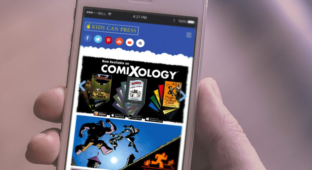 Kids can press portfolio